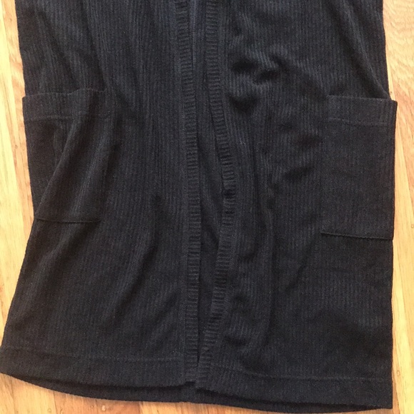 NWT Gap black long open cardigan - Picture 4 of 6